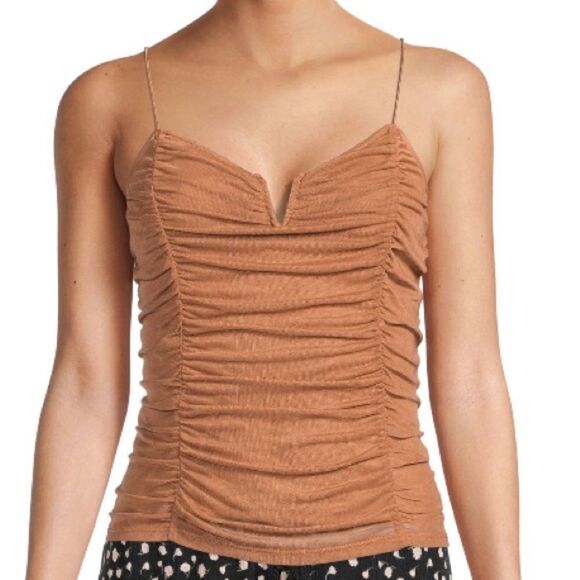 Mesh Brown Top - Picture 5 of 7